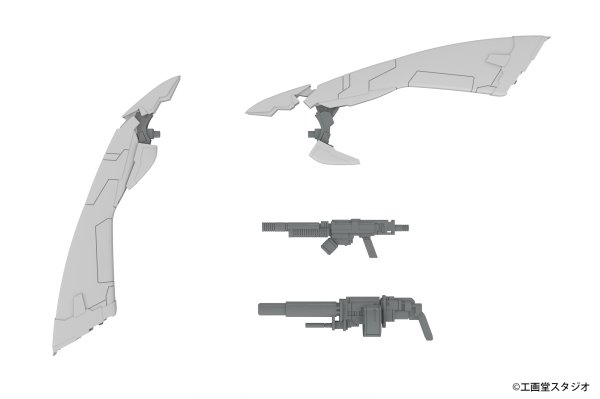 画像2: 【再販】『POWERDoLLS2』 拡張セットA 5inM 1/48 装甲歩兵用[エンジェルウイング＆M51グレネード＆DSG12SMG］