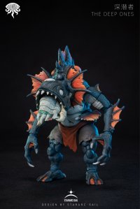 STARARC TOYS SAN ZEROシリーズ THE DEEP ONES(ザ ディープ ワンズ) 可動フィギュア(オレンジ)