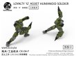 画像4: WARRIORS WORKSHOP レムナント・ドーム シリーズ WWS-O-01/04 マッチソルジャー/インダストリアルソルジャーズ 1/30スケール プラスチックモデルキット(グリーン) (4)