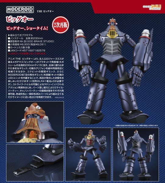 画像1: 【二次再販】MODEROID 『THE ビッグオー』 ビッグオー (1)
